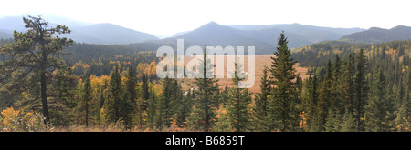 Sibbald Wohnungen in Kananaskis Country, Alberta Stockfoto