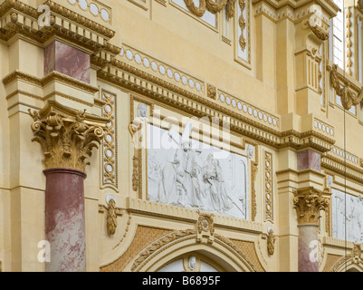 Ebrach Im Steigerwald, Zisterzienserkloster, Klosterkirche, Relief Im Langhaus Stockfoto