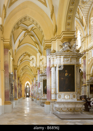 Ebrach Im Steigerwald, Zisterzienserkloster, Klosterkirche, Nördliches Seitenschiff Stockfoto