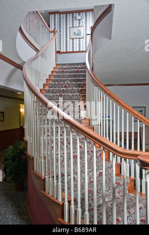 Geschwungene Treppe Stockfoto