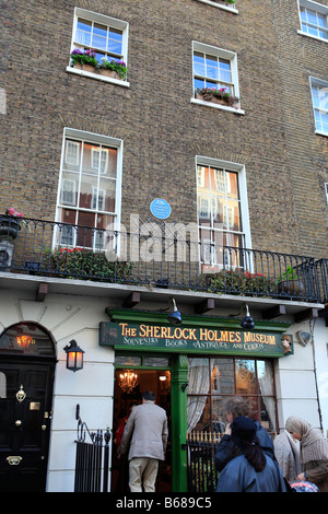 Großbritannien London 221 b Baker Street das Sherlock Holmes Museum Stockfoto