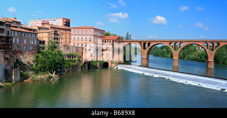 Der Fluss Tarn, Albi, Frankreich Stockfoto