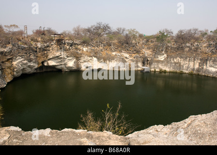 Lake Otjikoto Tsumeb Namibia Stockfoto