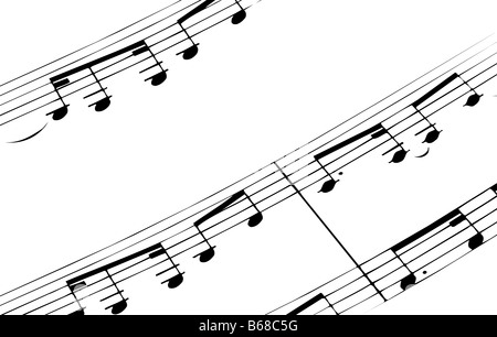 Hintergrundmusik Stockfoto