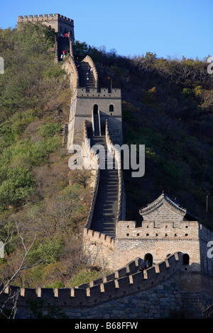 China in der Nähe von Beijing Mutianyu Great Wall Of China Stockfoto