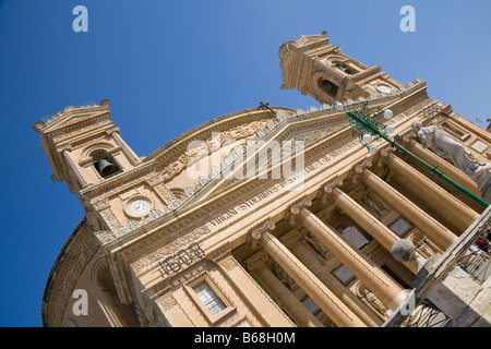 Pfarrkirche Mariä Himmelfahrt der Jungfrau Maria, auch bekannt als Kirche der Hl. Maria, Mosta, Malta Stockfoto