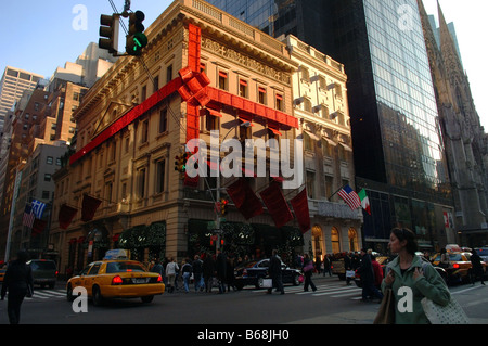 Die Cartier Mansion Haus Cartier Juweliere auf der Fifth Avenue in New York Stockfoto