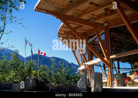 Squamish Adventure Centre und Tourist Information Centre in Squamish British Columbia Kanada Stockfoto