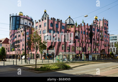 Die Gruene Zitadelle von Friedensreich Hundertwasser Stockfoto