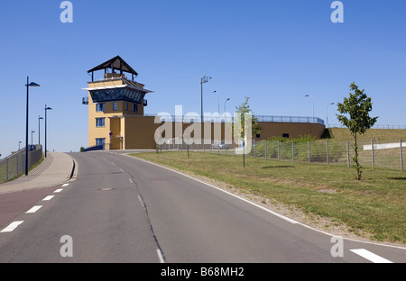 Aussichtsturm der Schleuse Rothensee Magdeburg Stockfoto