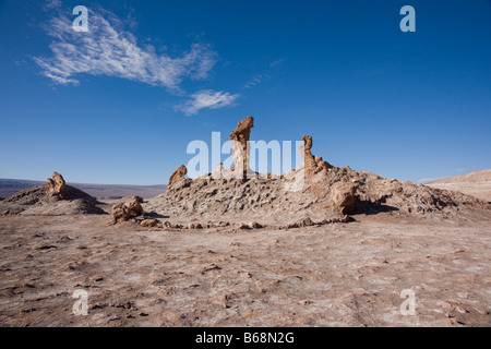 Die drei Marien, "Tres Marias", Valle De La Luna (Tal des Mondes), Atacama, Chile Stockfoto