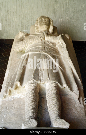 Romanische Skulptur, Musee Sainte Croix, Poitiers, Poitou, Frankreich Stockfoto