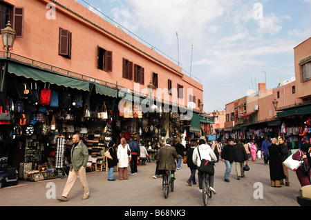 In der Medina von Marrakesch, Marokko Stockfoto