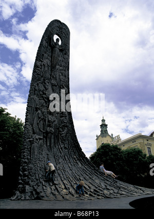 Denkmal für Taras Shevchenko Lemberg Westukraine Stockfoto