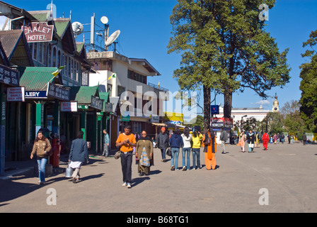 Die Mall, Darjeeling, Westbengalen, Indien Stockfoto