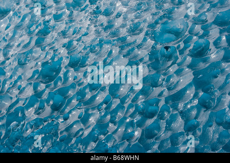 USA Alaska Tongass National Forest Tracy Arm Furten Terror Wildnis Detail des blauen Eisberg vom Süden Sawyer Gletscher Stockfoto