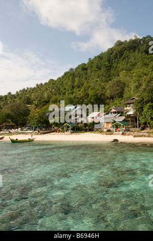 Dorf von Iboih auf Pulau Wey, Sumatra Stockfoto