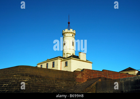 Der Signalturm, heute ein Museum, in Arbroath, Schottland. Stockfoto