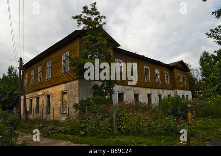 Altes Haus in Pskow Russland Stockfoto