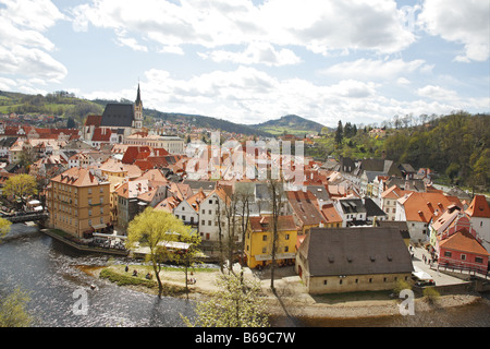 Český Krumlov, Tschechische Republik Stockfoto