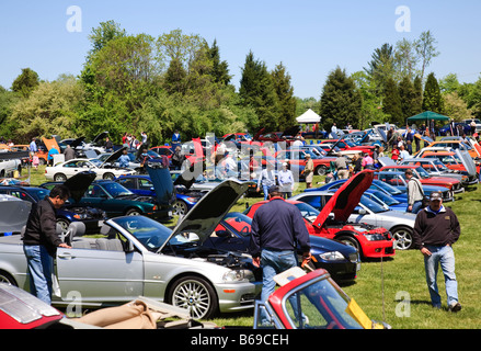 BMW auf dem Display an einem concours Stockfoto