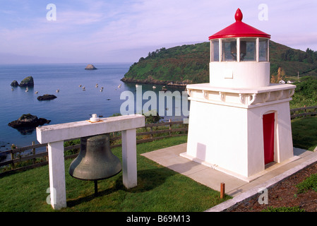 Die Trinidad Memorial Lighthouse in Trinidad Kalifornien Vereinigte Staaten USA Stockfoto