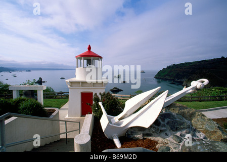 Die Trinidad Memorial Lighthouse in Trinidad Kalifornien Vereinigte Staaten USA Stockfoto