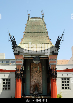 Detail der Graumans Chinese Theatre, Los Angeles, Kalifornien Stockfoto