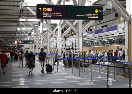 Kanada Canada BC Brittische British Columbia Vancouver Airport Flugplatz Stockfoto