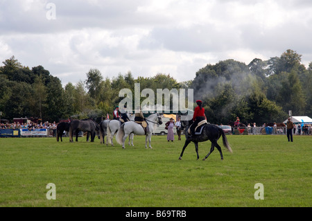 Spanische Dressur auf der Romsey Show 2008 Stockfoto