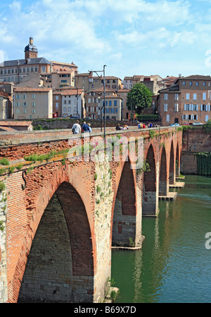 Der Fluss Tarn, Albi, Frankreich Stockfoto