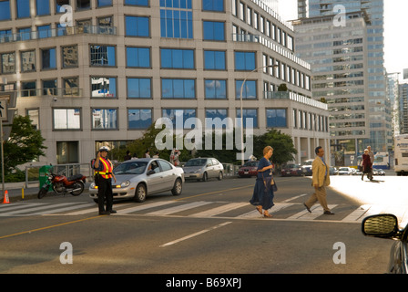 Verkehrspolizei, Vancouver Stockfoto