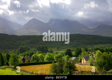 Ben Nevis Mountain Range Landschaft Hochland von Schottland Großbritannien UK Stockfoto