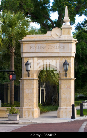 Rollins Collage Winter Park Orlando Florida Vereinigte Staaten von Amerika Stockfoto