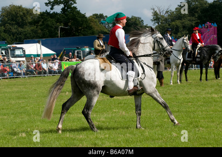 Spanische Dressur auf der Romsey Show 2008 Stockfoto