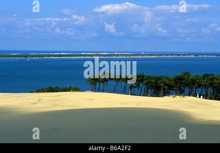 Düne von Pyla. Bassin d ' Arcachon. Frankreich Stockfoto