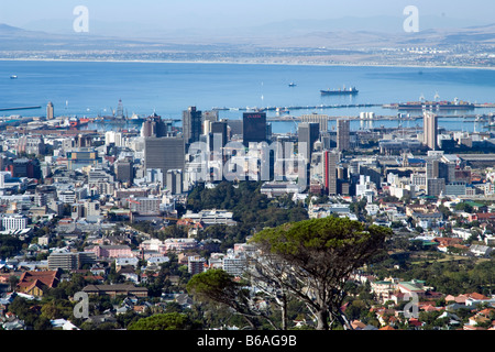 Blick über die Stadt Kapstadt Südafrika Stockfoto