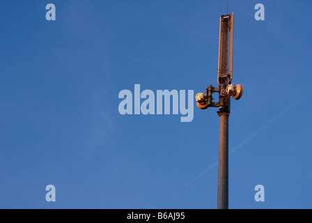 Handy-Mast in Derbyshire, England Stockfoto