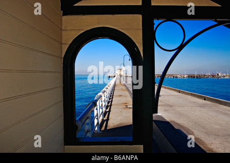 Melbourne Scenic / St Kilda Pier in Melbourne Victoria Australien. Stockfoto