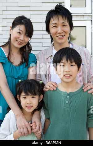 Porträt der Familie Stockfoto