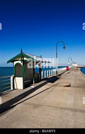 Melbourne Scenic / St Kilda Pier in Melbourne Victoria Australien. Stockfoto