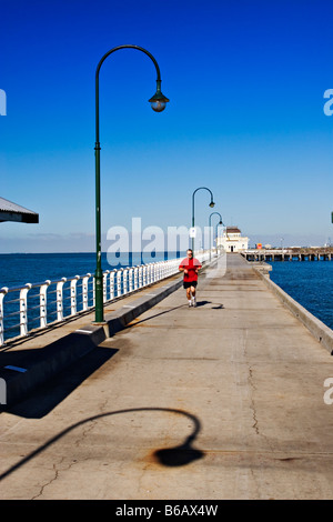 Melbourne Scenic / St Kilda Pier in Melbourne Victoria Australien. Stockfoto