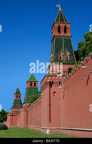 Südwand des Kreml in Moskau, Russland Stockfoto