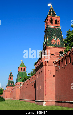 Südwand des Kreml in Moskau, Russland Stockfoto