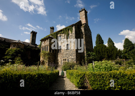 Gwydir Schloss und Garten Romanum Nord-Wales Stockfoto