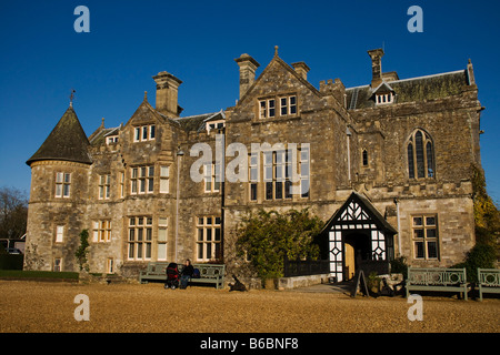 Palast-Haus in Beaulieu New Forest Stockfoto