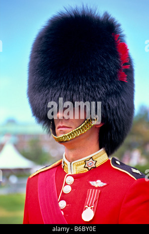 Wechsel der Wachablösung am Parliament Hill in Ottawa, Ontario, Kanada zeremonielle Garde Stockfoto