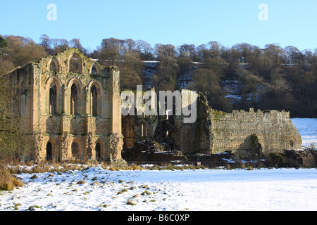 Rievaulx Abbey, Rievaulx, North Yorkshire, England, Vereinigtes Königreich Stockfoto