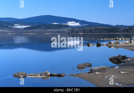 Lake Lipno Tschechien Stockfoto