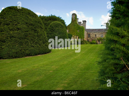 Gwydir Schloss und Garten Romanum Nord-Wales Stockfoto